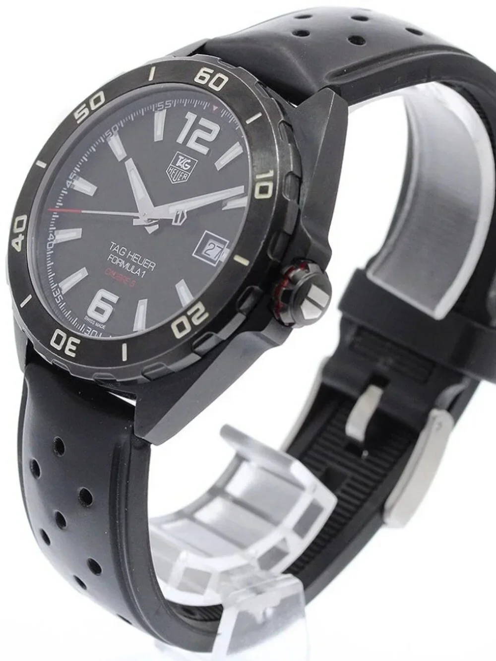 TAG HEUER Formula 1 WAZ2115 Caliber 5 Date Automatic Men's Watch_973361